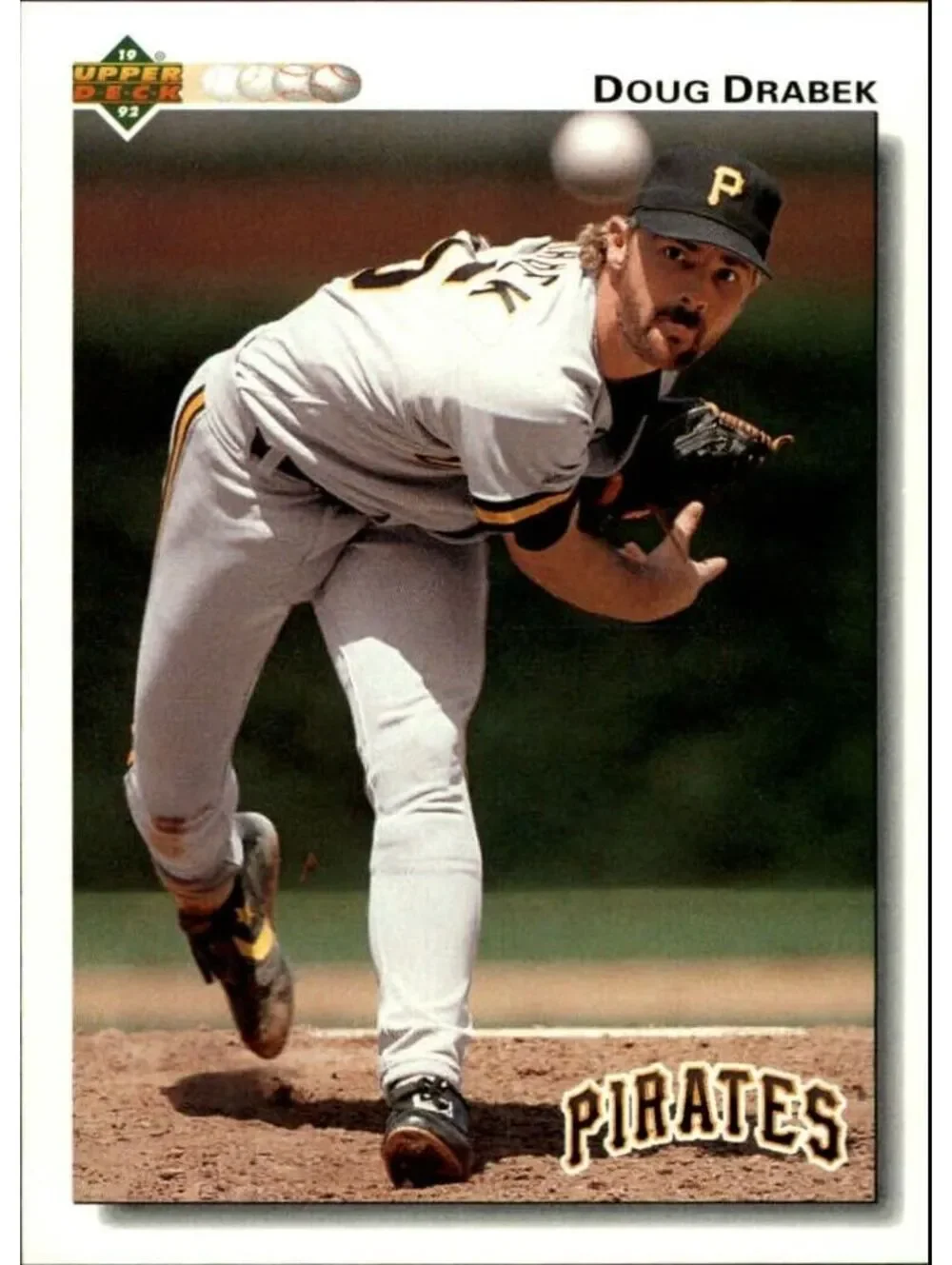 Doug Drabek 1992 Upper Deck MLB #221 Baseball Card Pittsburgh Pirates